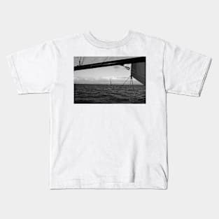 The Race. Sailing in San Francisco Bay 2011 Kids T-Shirt